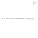 Esclava en plata 925: Tejido Cubano - 4.2cm