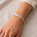 Esclava en plata 925: Tejido cubano- 4.2cm