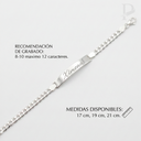 Esclava en plata 925: Tejido cubano- 4.2cm